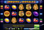 automaty online Fruits and Royals Novomatic
